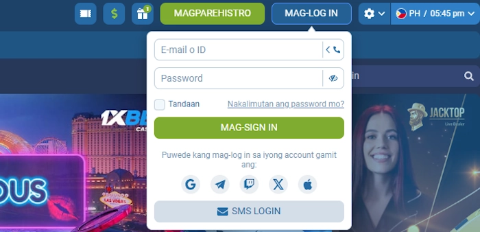 1xbet Login